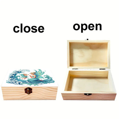 Fairy and the Waves DIY Wooden 5D Diamond Art Diamond Art Storage Box for Adults
