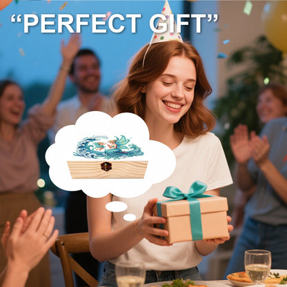 Fairy and the Waves DIY Wooden 5D Diamond Art Diamond Art Storage Box for Adults