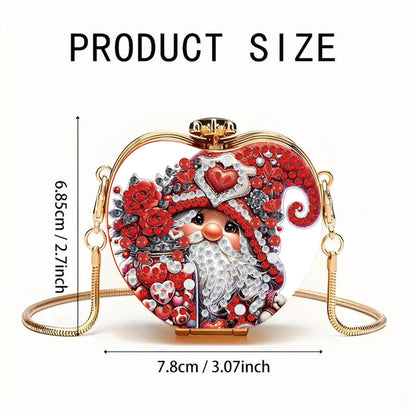 Goblin DIY Acrylic Love Art Diamond Painting Coin Purse w/ Chain for Women Girl