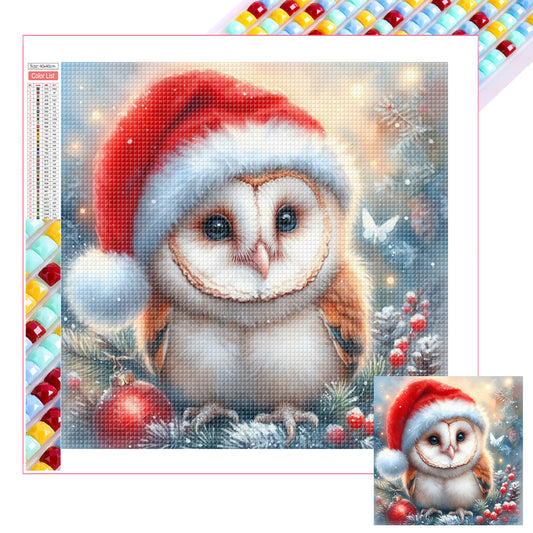 Owl - Full Square Drill Diamond Painting 30*30CM