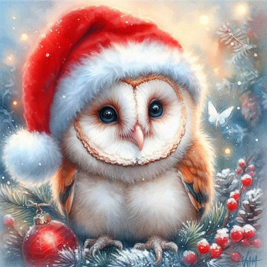 Owl - Full Square Drill Diamond Painting 30*30CM