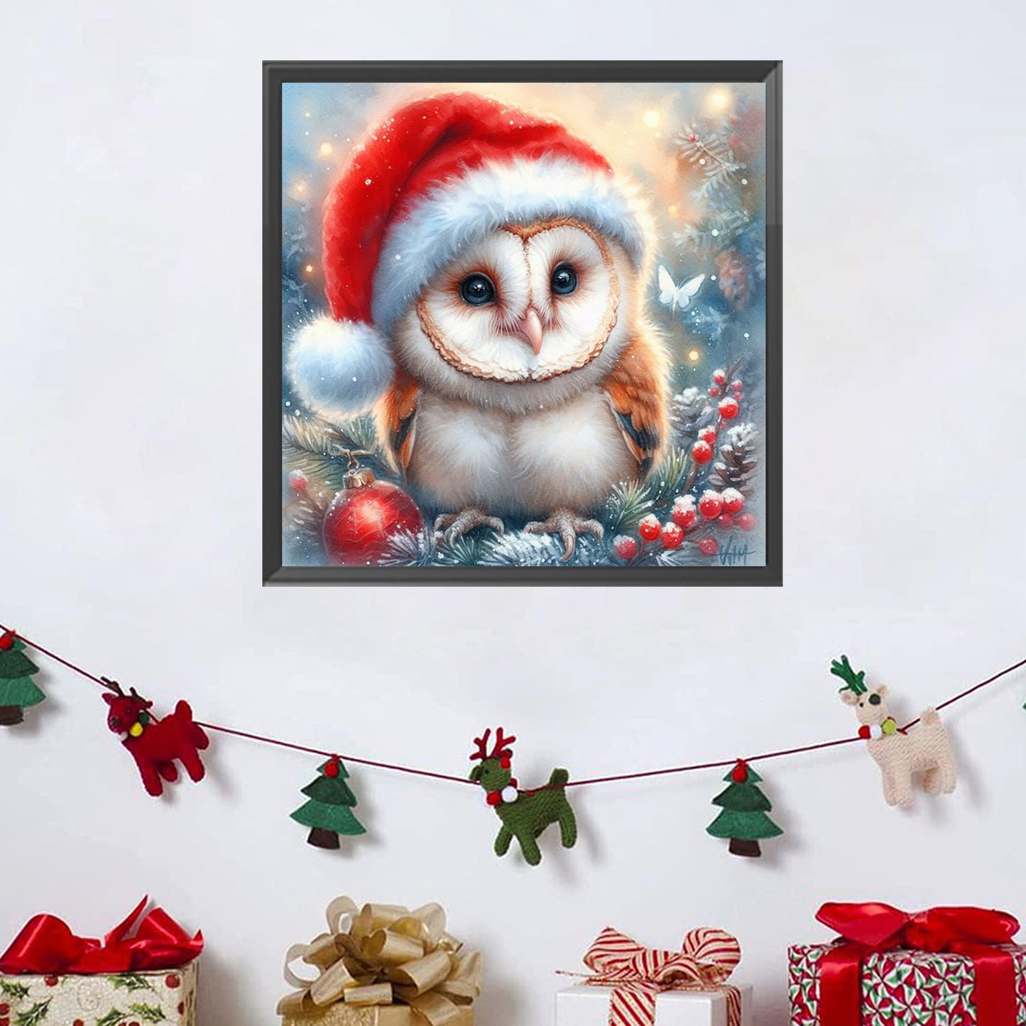 Owl - Full Square Drill Diamond Painting 30*30CM