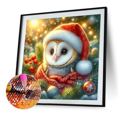 Owl - Full Square Drill Diamond Painting 30*30CM