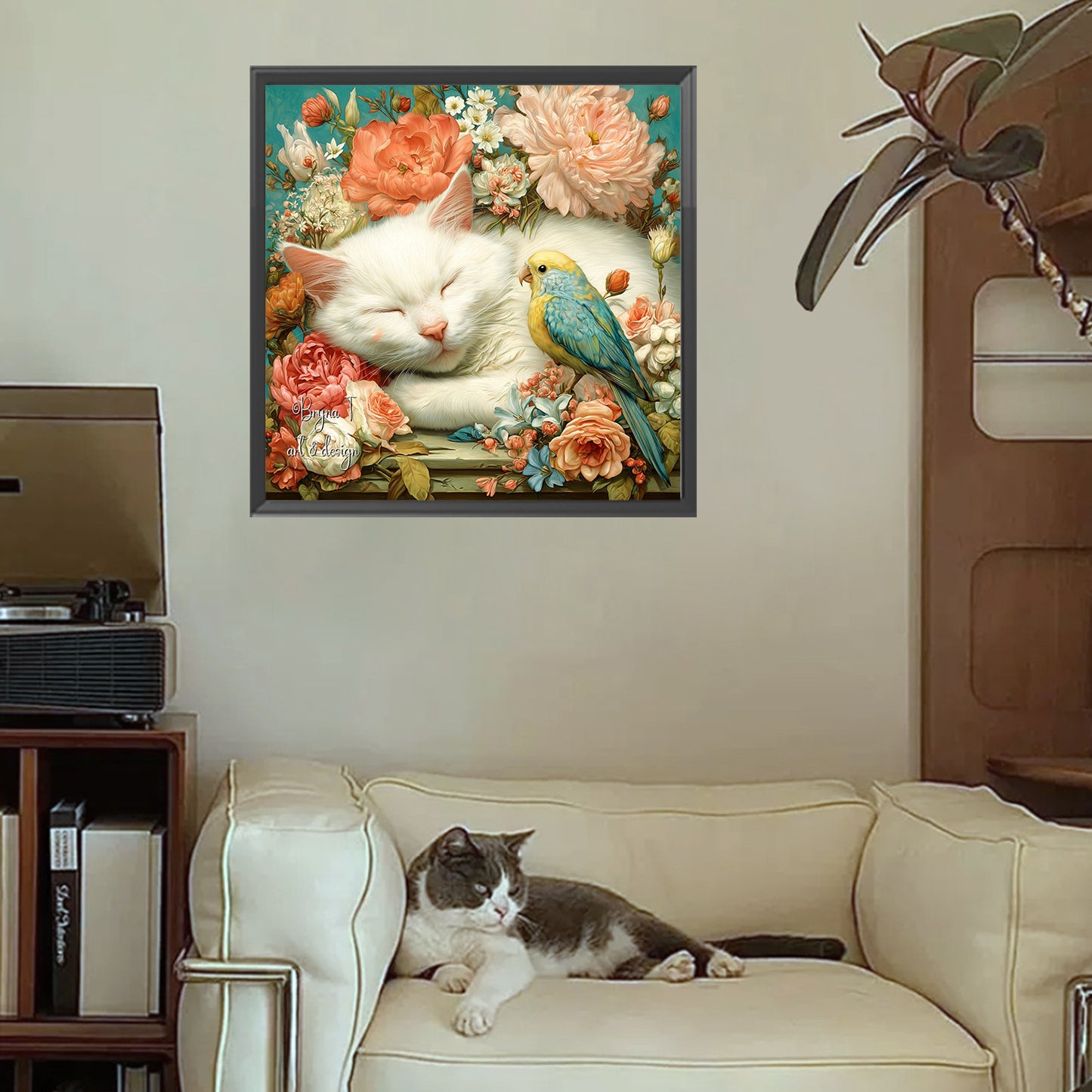 Kitty - Full Square Drill Diamond Painting 30*30CM