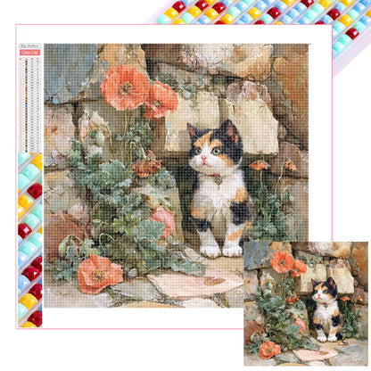 Kitty - Full Square Drill Diamond Painting 30*30CM