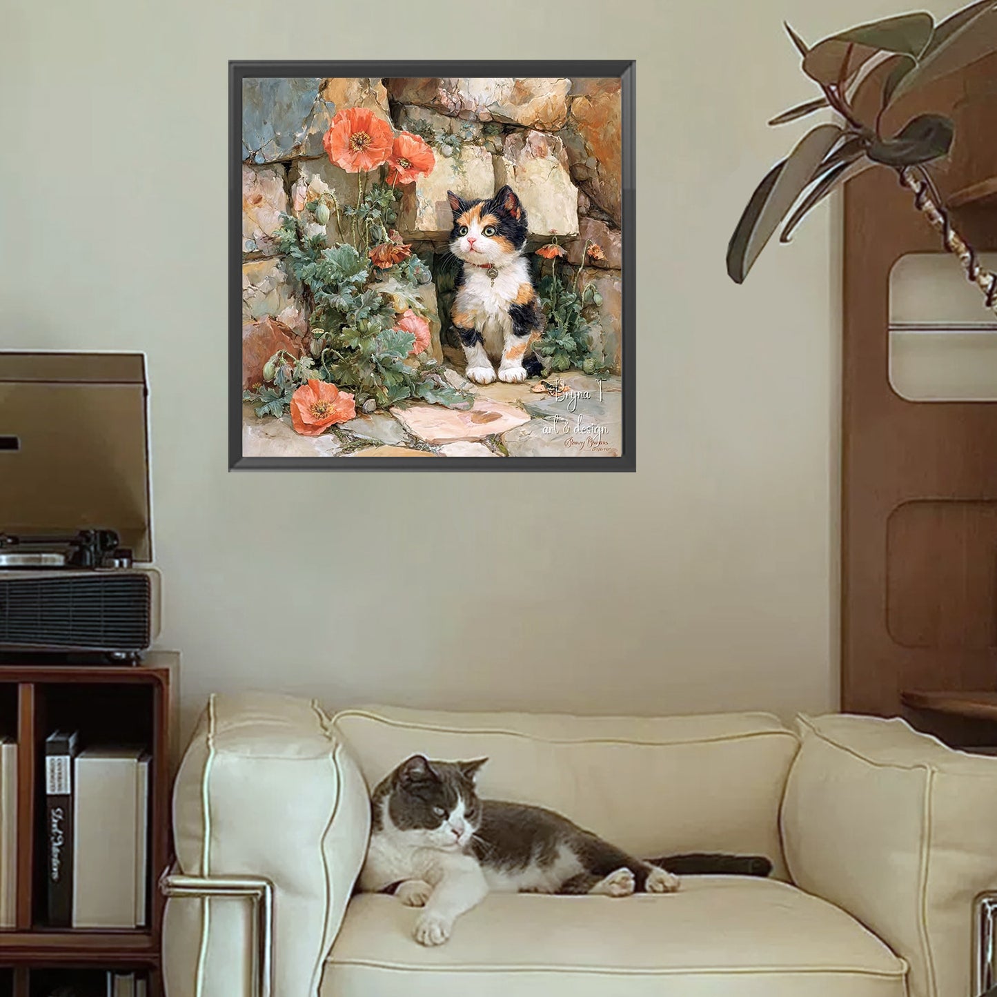 Kitty - Full Square Drill Diamond Painting 30*30CM