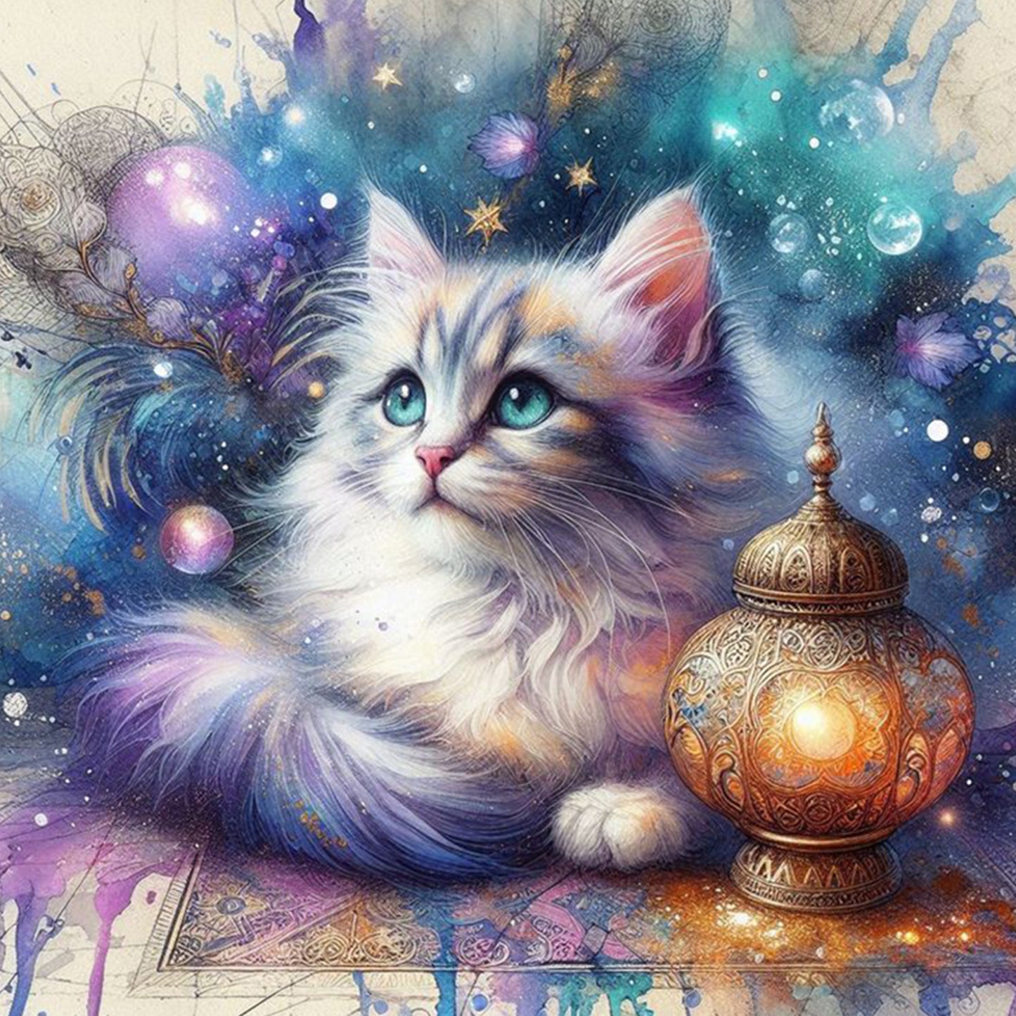 Kitty - Full Square Drill Diamond Painting 30*30CM