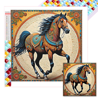 Horse - Full Square Drill Diamond Painting 40*40CM