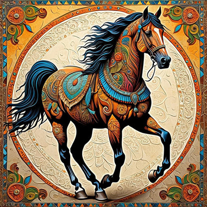 Horse - Full Square Drill Diamond Painting 40*40CM