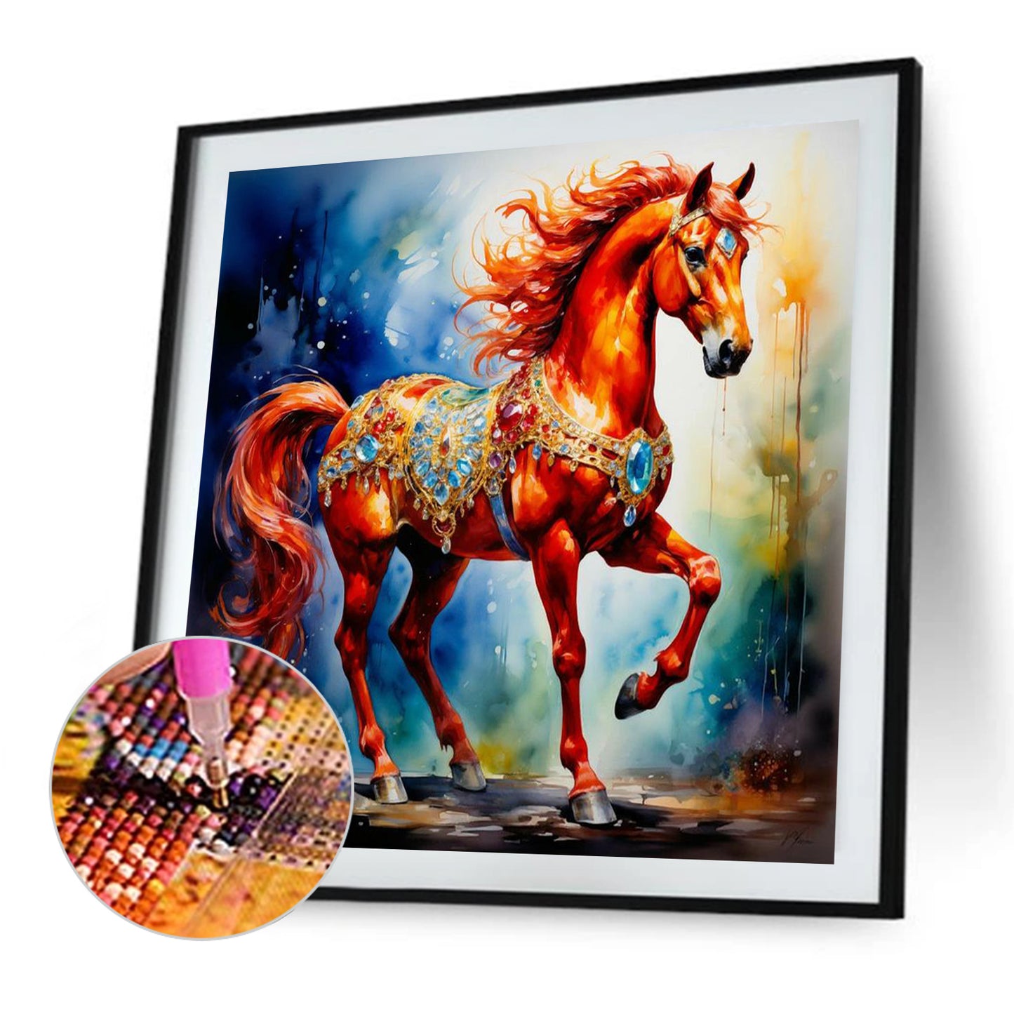 Horse - Full Square Drill Diamond Painting 40*40CM