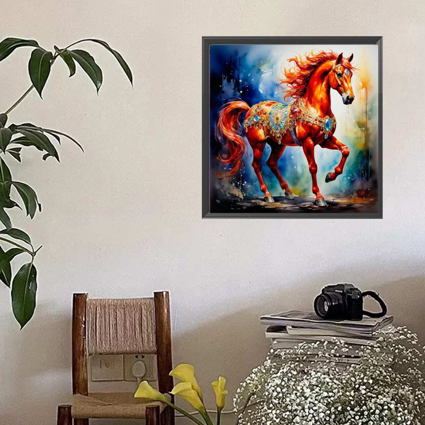 Horse - Full Square Drill Diamond Painting 40*40CM