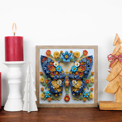 Butterfly Blossom - Special Shaped Drill Diamond Painting 30*30CM