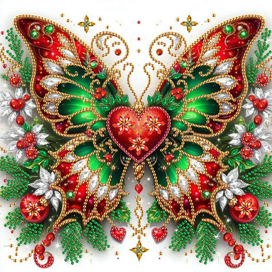Butterfly Blossom - Special Shaped Drill Diamond Painting 30*30CM