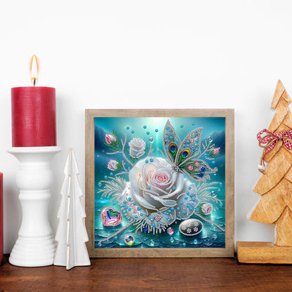 Butterfly Blossom - Special Shaped Drill Diamond Painting 30*30CM