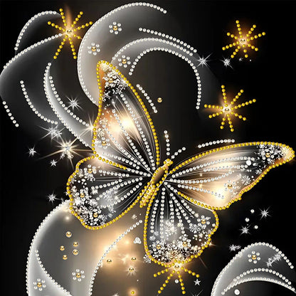 Dream Butterfly - Special Shaped Drill Diamond Painting 30*30CM