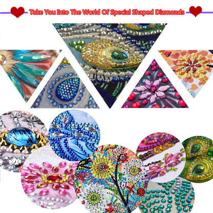 Dream Butterfly - Special Shaped Drill Diamond Painting 30*30CM