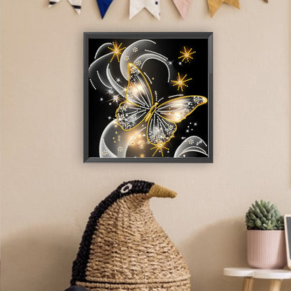 Dream Butterfly - Special Shaped Drill Diamond Painting 30*30CM