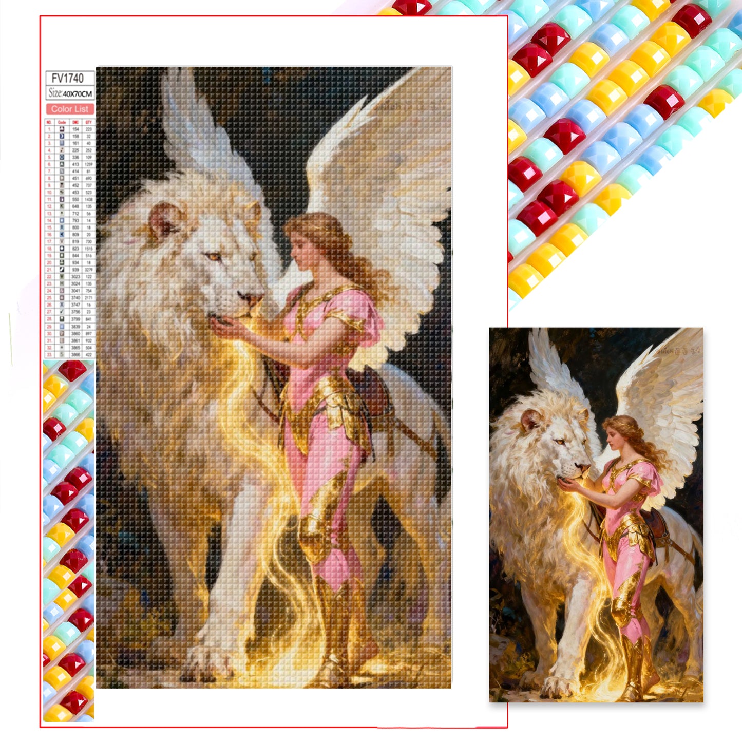 Angel - Full Square Drill Diamond Painting 40*70CM