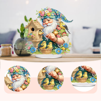 Acrylic 2D Flat Goblins and Birds DIY Table Top Diamond Painting Ornament Kits