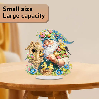 Acrylic 2D Flat Goblins and Birds DIY Table Top Diamond Painting Ornament Kits