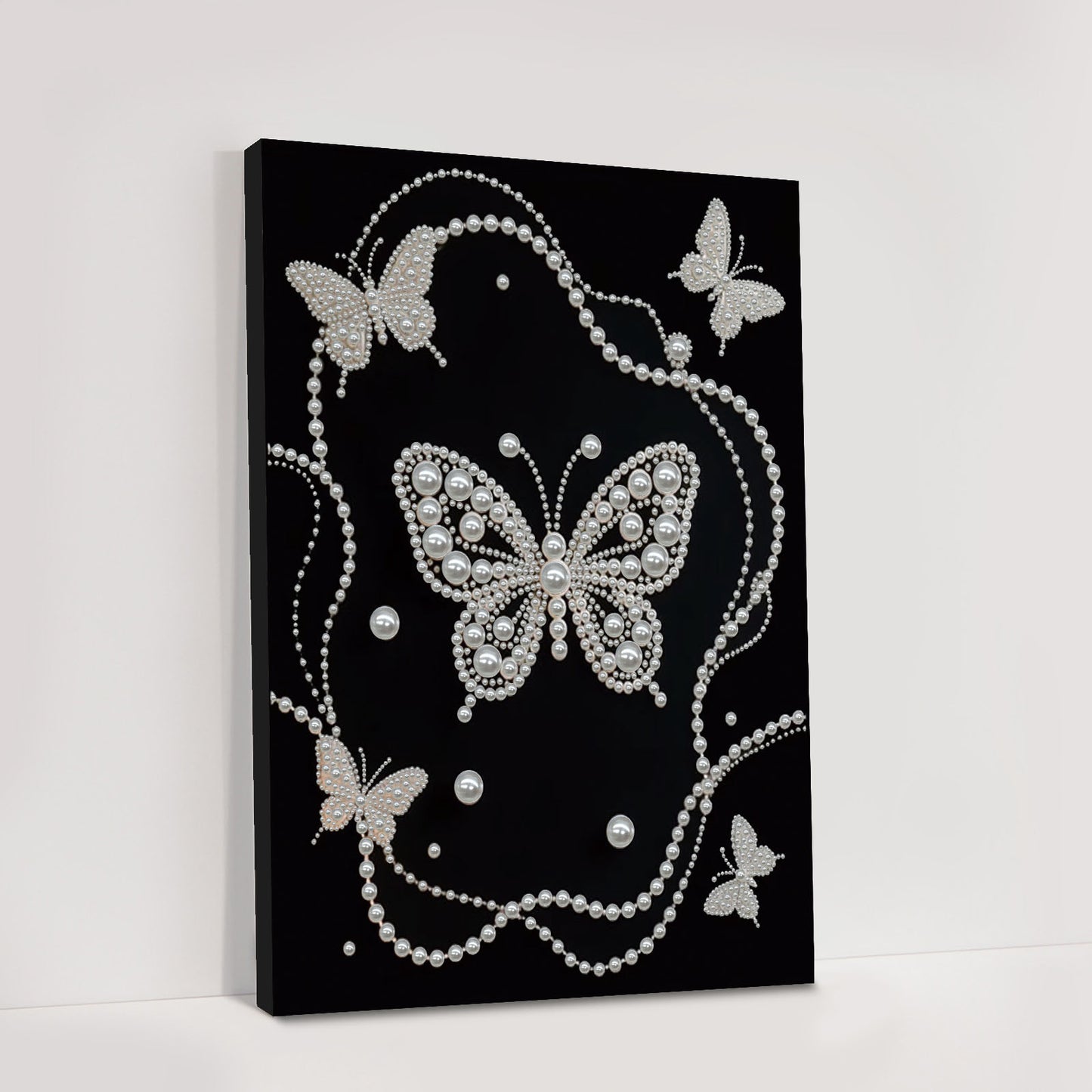 Butterfly - DIY Pearl Gem Art Diamond Painting Kits With Framefor Home Decor -30x40cm