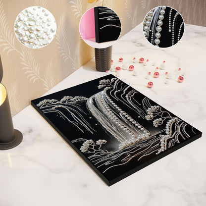 Waterfall - DIY Pearl Gem Art Diamond Painting Kits With Framefor Home Decor -30x40cm