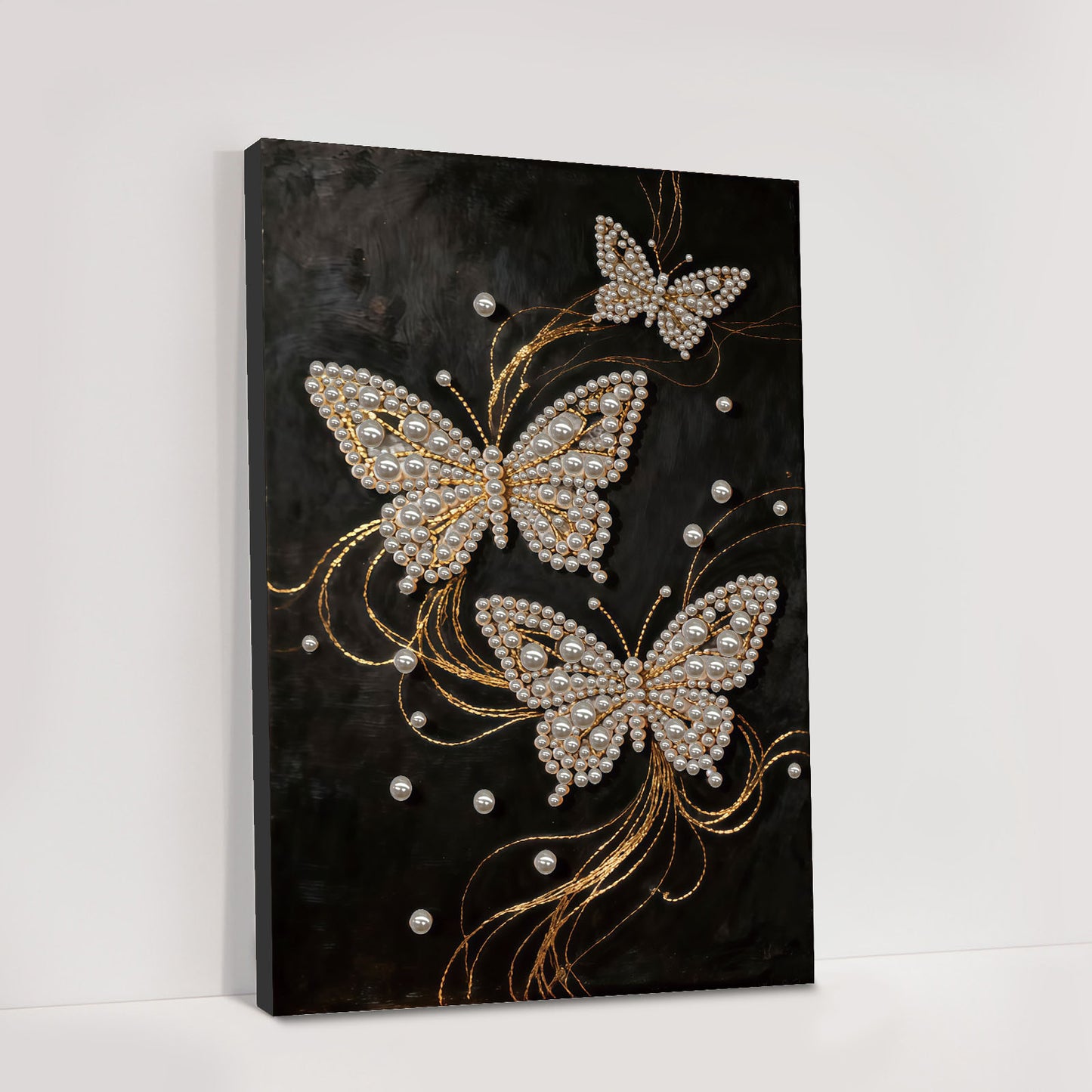 Butterfly - DIY Pearl Gem Art Diamond Painting Kits With Framefor Home Decor -30x40cm