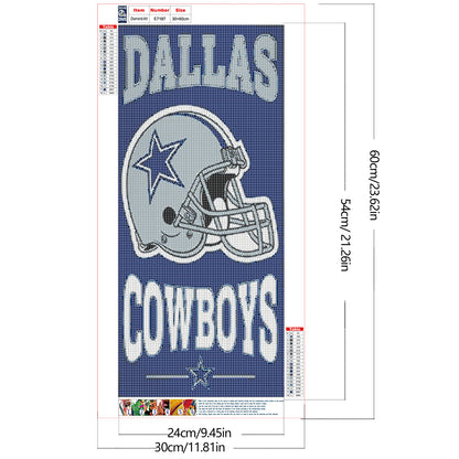 Sports Team - Full Round Drill Diamond Painting 30*60CM