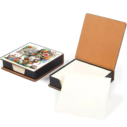 Goblin PU DIY 5D Diamond Painting Note Box (160 Blank Notepads) for Office Home