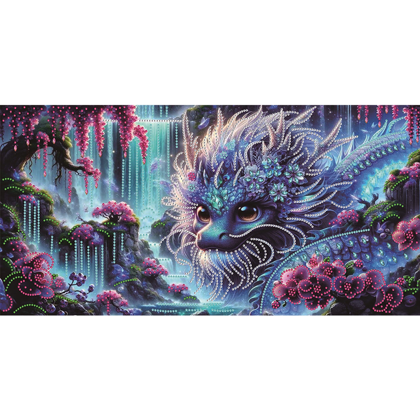 Dream Dragon - Special Shaped Drill Diamond Painting 60*30CM
