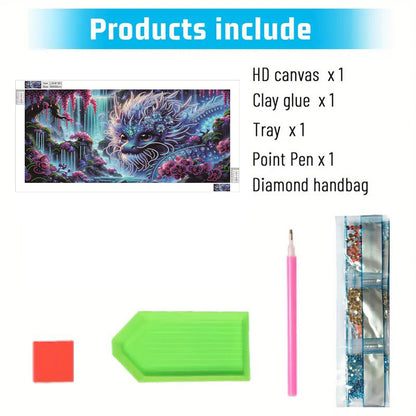 Dream Dragon - Special Shaped Drill Diamond Painting 60*30CM