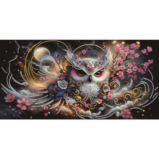 Dream Owl - Special Shaped Drill Diamond Painting 60*30CM