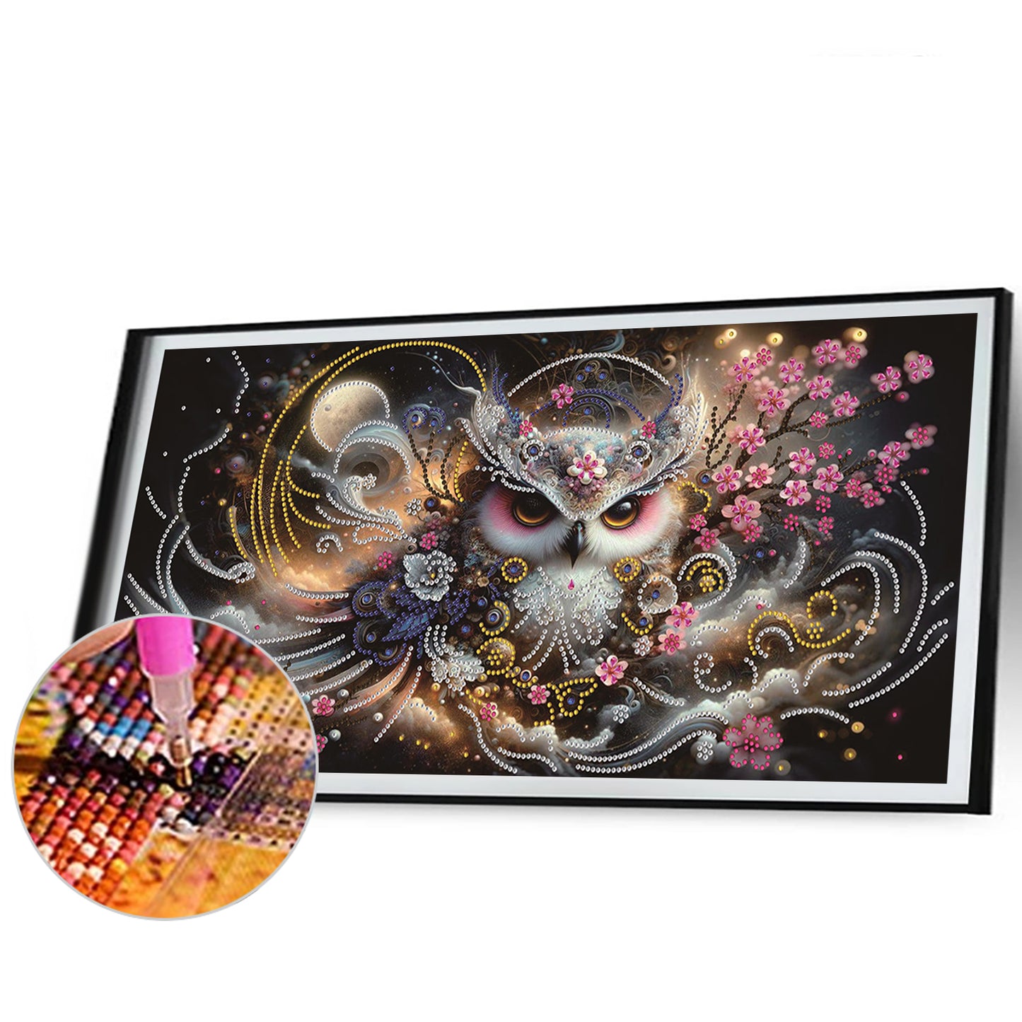 Dream Owl - Special Shaped Drill Diamond Painting 60*30CM
