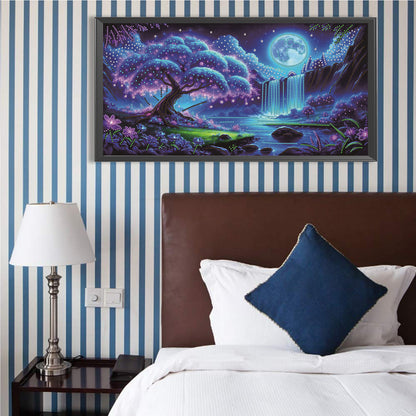 Dream Lake Landscape - Special Shaped Drill Diamond Painting 60*30CM