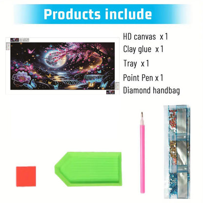 Dream Lake Landscape - Special Shaped Drill Diamond Painting 60*30CM