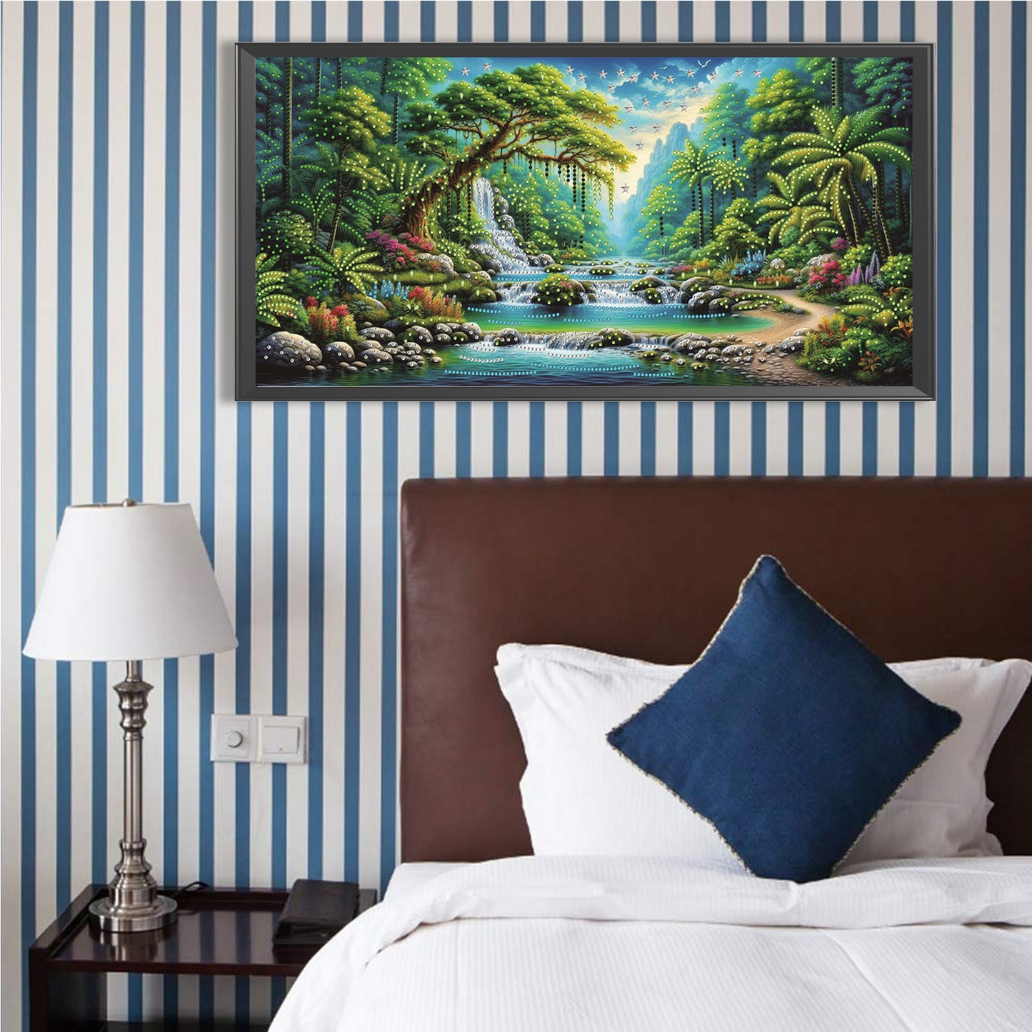 Dream Lake Landscape - Special Shaped Drill Diamond Painting 60*30CM