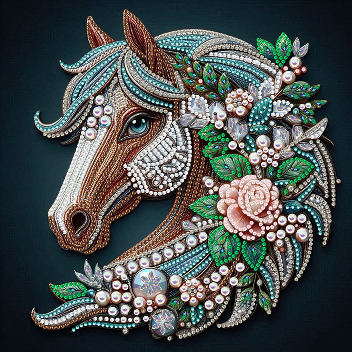 Horse - Special Shaped Drill Diamond Painting 30*30CM