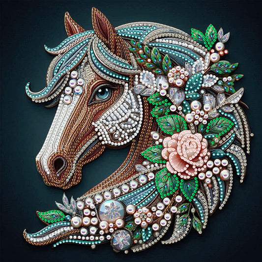 Horse - Special Shaped Drill Diamond Painting 30*30CM