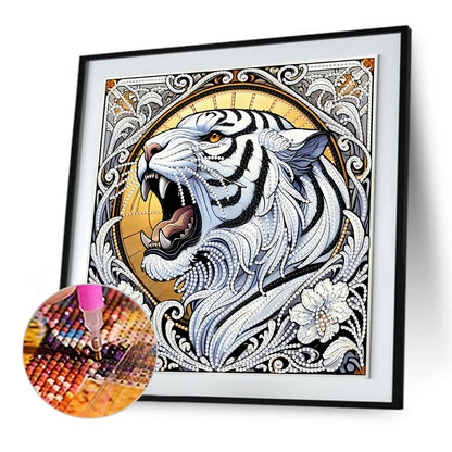 Tiger - Special Shaped Drill Diamond Painting 30*30CM