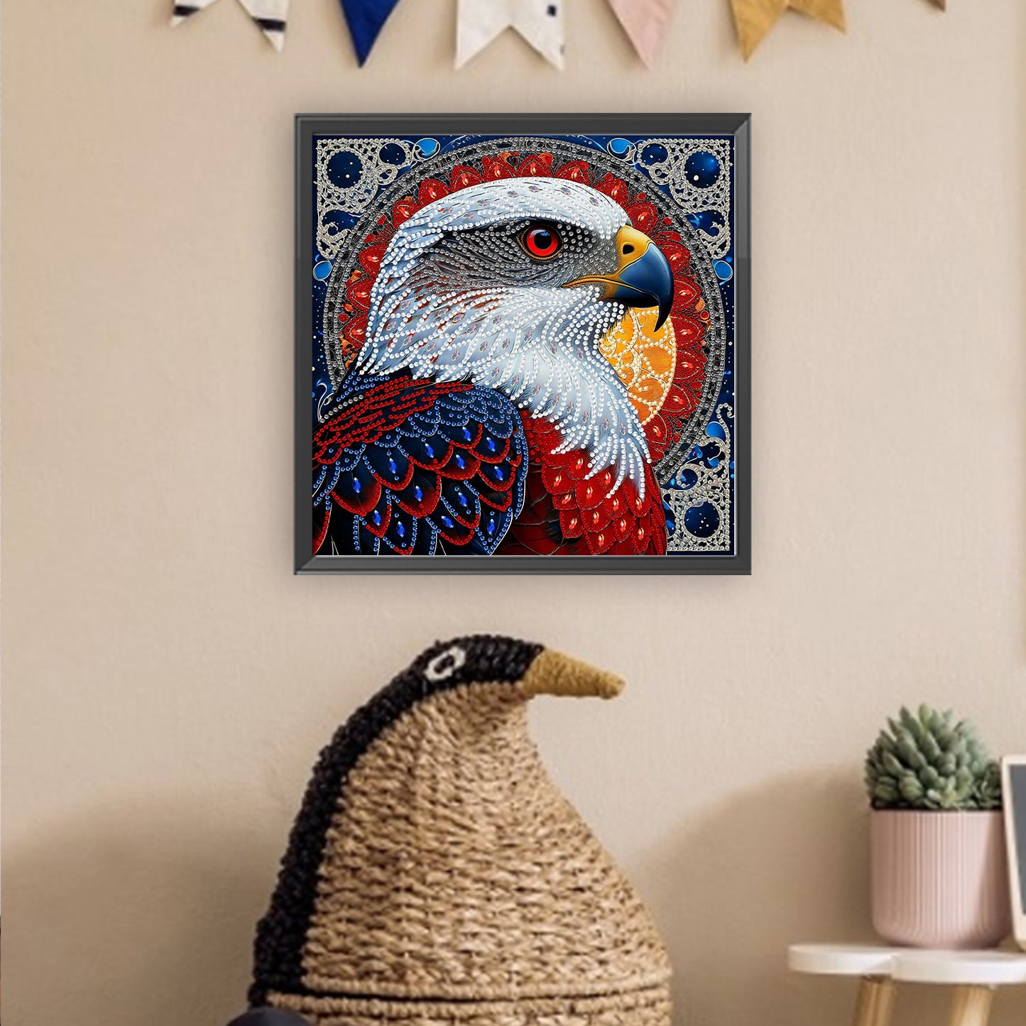 Eagle - Special Shaped Drill Diamond Painting 30*30CM