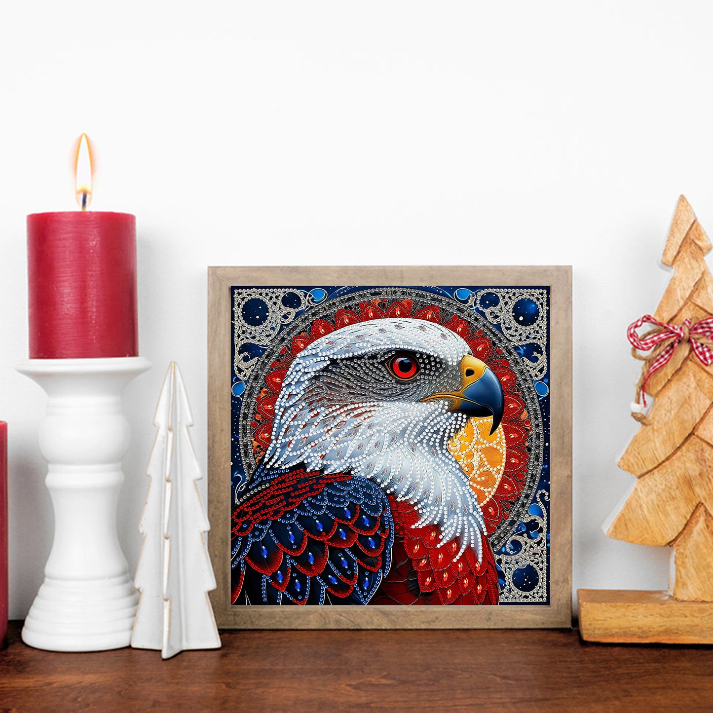 Eagle - Special Shaped Drill Diamond Painting 30*30CM