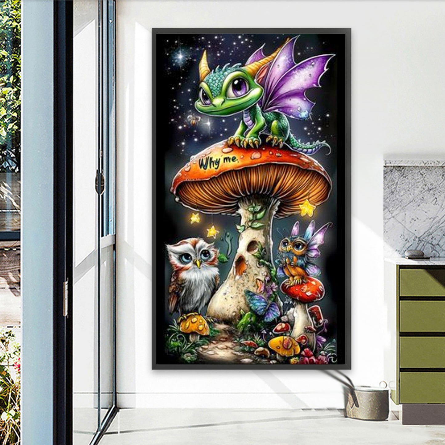 Crows - Full Square Drill Diamond Painting 40*60CM