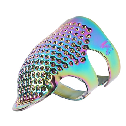 5Pcs Cross-Stitch Tools Retro Adjustable Thimble Sewing Ring (Vibrant Colors M)