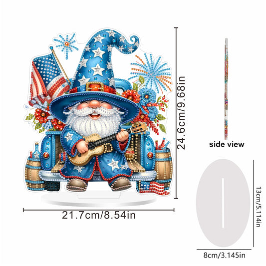 2D Flat Goblin DIY Acrylic Diamond Painting Ornament Kit Home Office Table Decor