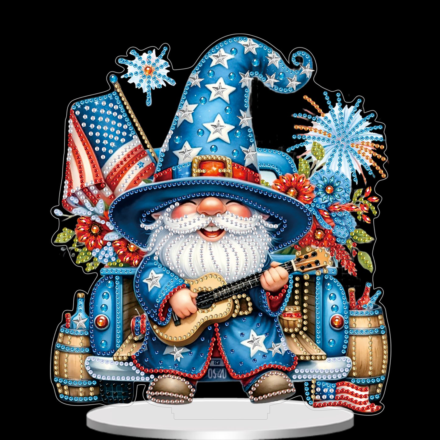 2D Flat Goblin DIY Acrylic Diamond Painting Ornament Kit Home Office Table Decor