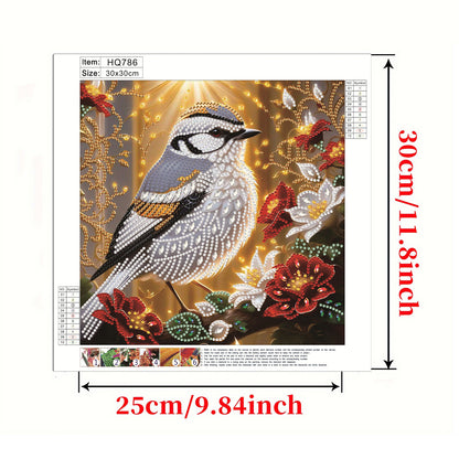 Birds - Special Shaped Drill Diamond Painting 30*30CM