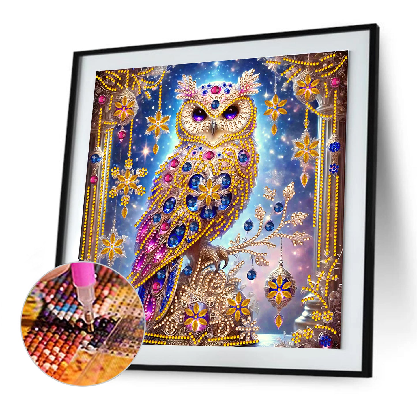 Owl - Special Shaped Drill Diamond Painting 30*30CM