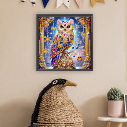 Owl - Special Shaped Drill Diamond Painting 30*30CM