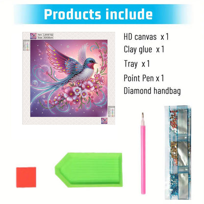 Bluebird - Special Shaped Drill Diamond Painting 30*30CM