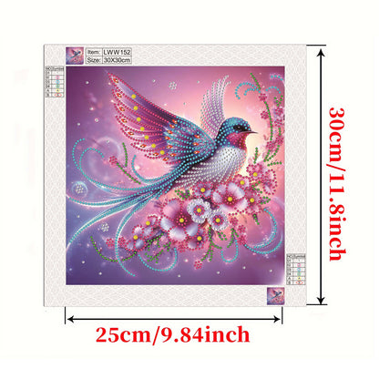 Bluebird - Special Shaped Drill Diamond Painting 30*30CM